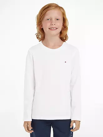 TOMMY HILFIGER | Jungen Langarmshirt | weiss